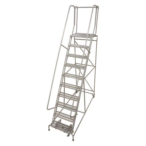 Series 1000 10 Step X 26" W A1 Tread Step Ladder w/handrails