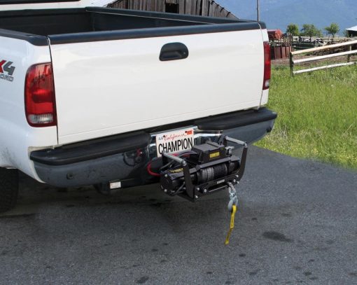 Champion 12,000-lb. Truck/SUV Synthetic Rope Winch Kit with Speed Mount - Image 7