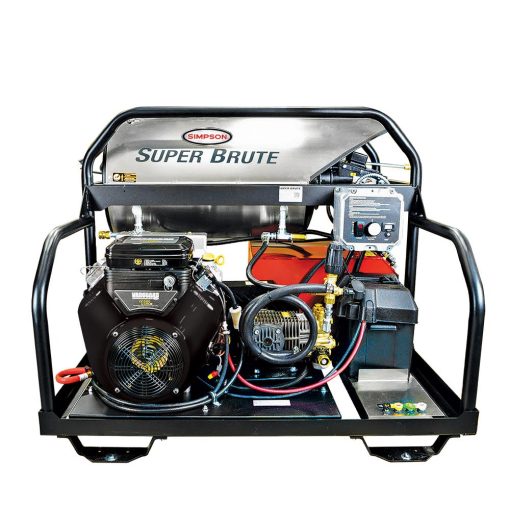 Super Brute 3500 PSI at 5.5 GPM VANGUARD V-Twin with COMET Triplex Plunger Pump Hot Water Professional Gas Pressure Washer
