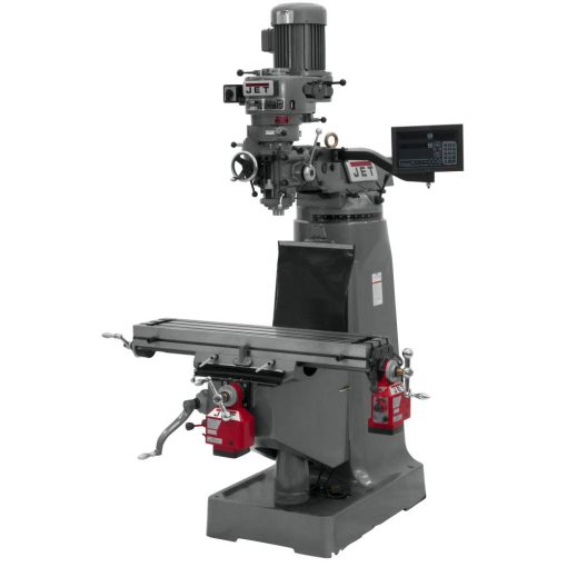 Vertical Milling Machine JTM-1 9X42 MILL W/DP700M DRO & X-Y