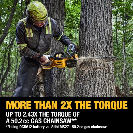 DEWALT 60V MAX Chainsaw 20" Brushless Cordless Kit - Image 17