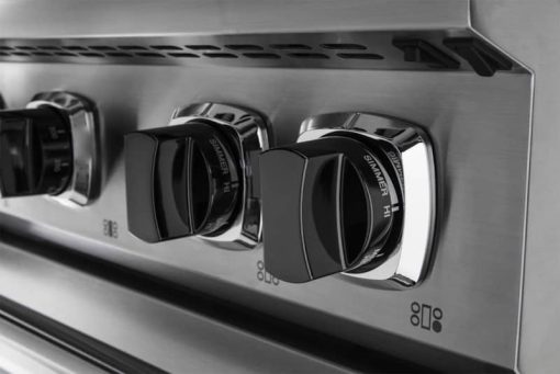 Viking 7 Series 36" White Liquid Propane Dual Fuel Range With Griddle - Image 6