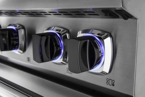 Viking 7 Series 36" White Liquid Propane Dual Fuel Range With Griddle - Image 7