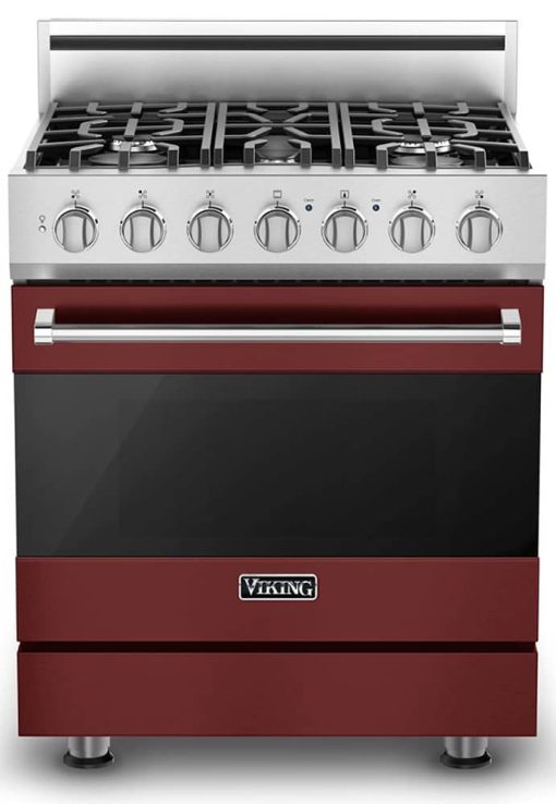 Viking 3 Series 30" Reduction Red Self-Cleaning Natural Gas Range