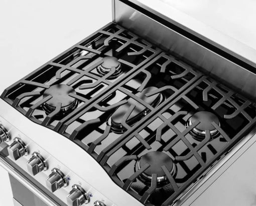 Viking 3 Series 30" White Self-Cleaning Natural Gas Range - Image 3