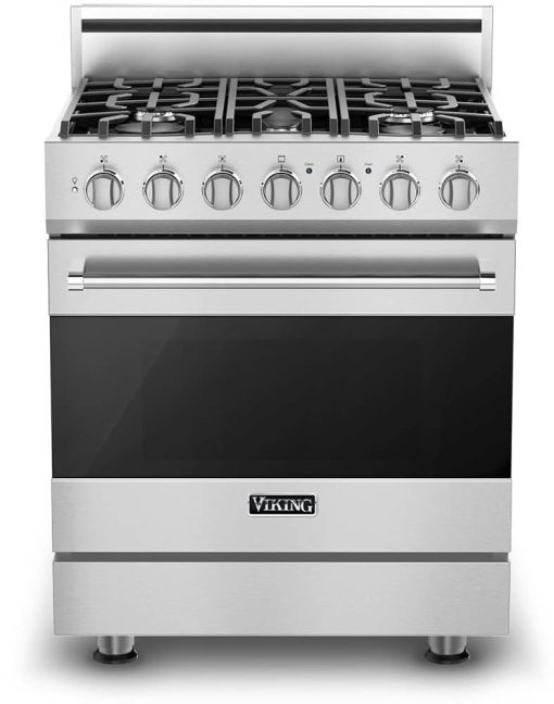 Viking 3 Series 30" Stainless Steel Self-Cleaning Liquid Propane Gas Range