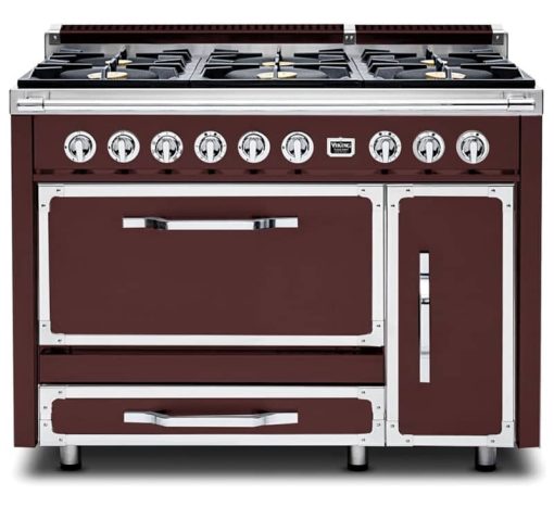 Viking Tuscany Series 48" Kalamata Red Dual Fuel Range