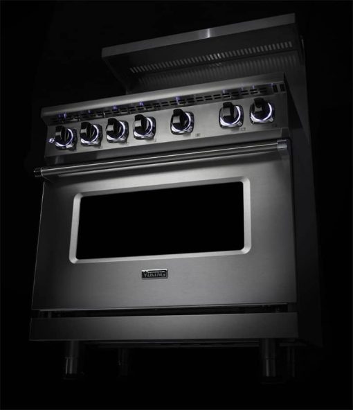 Viking 7 Series 36" Pacific Grey Dual Fuel Range - Image 8