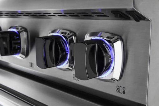 Viking 7 Series 36" Pacific Grey Natural Gas Range - Image 6