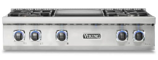 Viking Professional 7 Series 36" Stainless Steel Natural Gas Rangetop