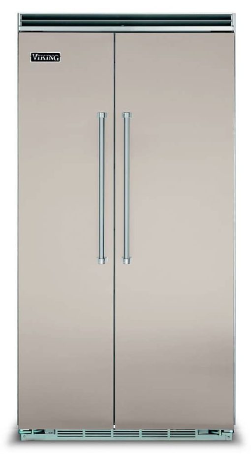 Viking Quiet Cool 5 Series 42" Pacific Gray Built-In Side-By-Side Refrigerator
