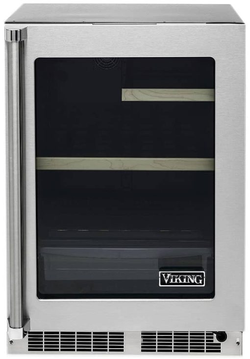Viking 5 Series 24" Stainless Frame Right Hinge Undercounter Refrigerator