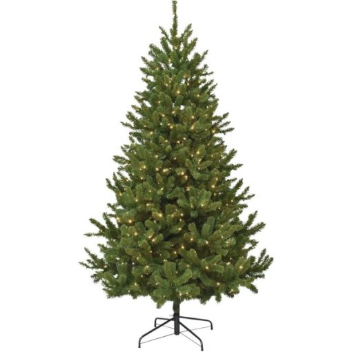 Montana Ridge 7.5 Ft. Pine 500-Bulb Warm White LED Quick Connect Prelit Artificial Christmas Tree