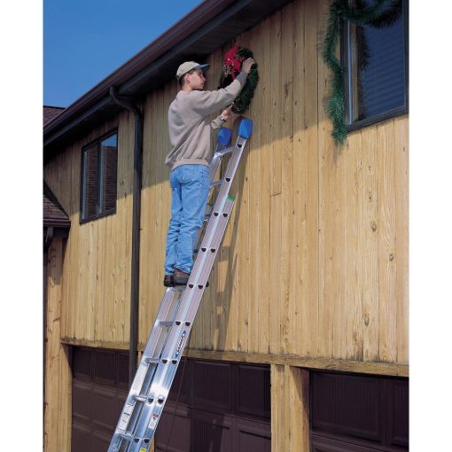 36 Ft. Type II Aluminum Extension Ladder - Image 6