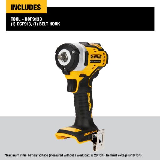 DEWALT 20V MAX 3/8" Impact Wrench Hog Ring Anvil Kit Bundle - Image 7