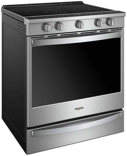 Whirlpool ADA 6.4 Cu. Ft. Fingerprint Resistant Stainless Steel Smart Slide-In Electric Range - Image 3
