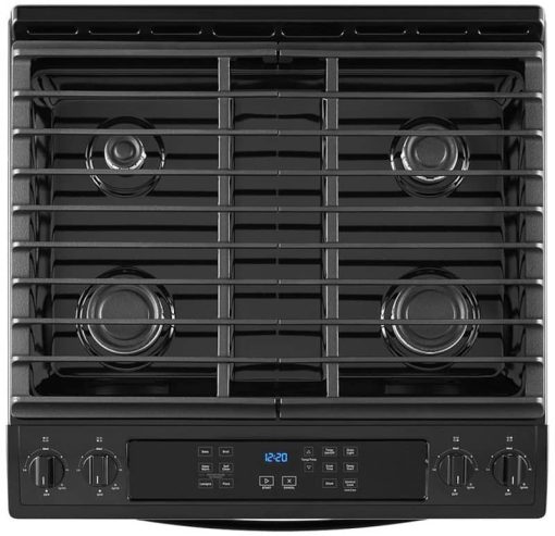 Whirlpool ADA 5 Cu. Ft. Black Gas Range With Frozen Bake Technology - Image 8