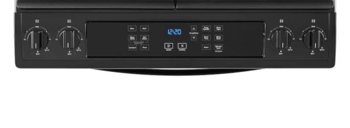 Whirlpool ADA 5 Cu. Ft. Black Gas Range With Frozen Bake Technology - Image 9