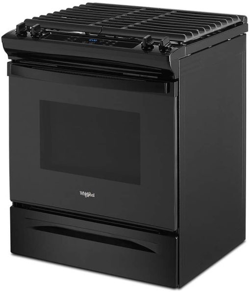 Whirlpool ADA 5 Cu. Ft. Black Gas Range With Frozen Bake Technology - Image 4