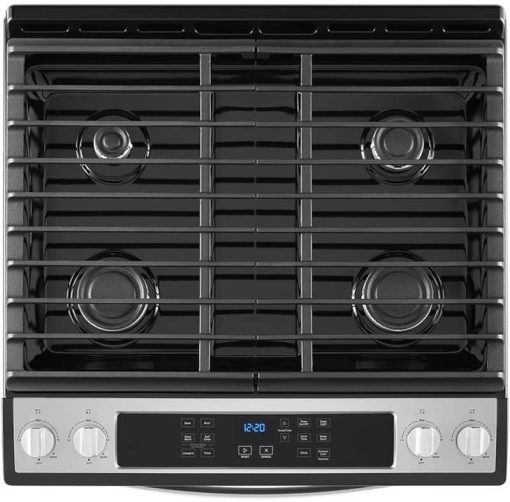 Whirlpool ADA 5 Cu. Ft. Stainless Steel Gas Range With Frozen Bake Technology - Image 8