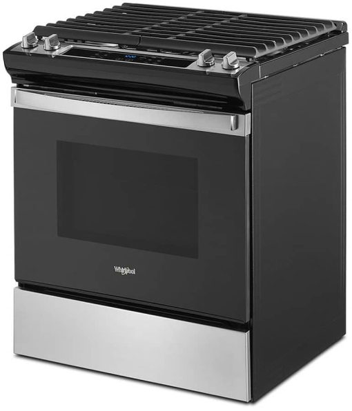 Whirlpool ADA 5 Cu. Ft. Stainless Steel Gas Range With Frozen Bake Technology - Image 4