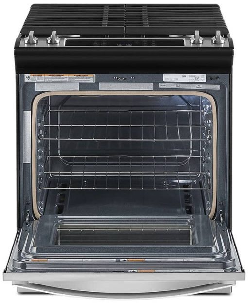 Whirlpool ADA 5 Cu. Ft. Stainless Steel Gas Range With Frozen Bake Technology - Image 2