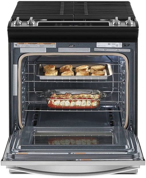 Whirlpool ADA 5 Cu. Ft. Stainless Steel Gas Range With Frozen Bake Technology - Image 3