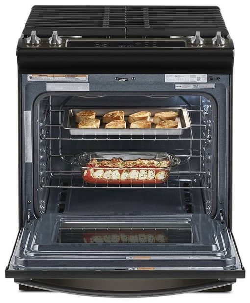 Whirlpool ADA 5 Cu. Ft. Black Stainless Steel Gas Range With Frozen Bake Technology - Image 3