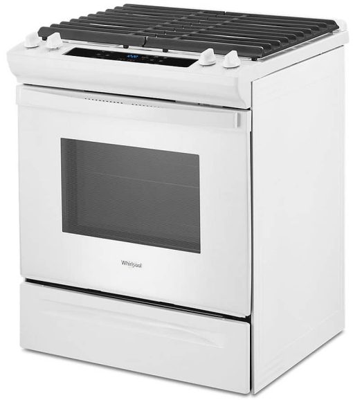 Whirlpool ADA 5 Cu. Ft. White Gas Range With Frozen Bake Technology - Image 4
