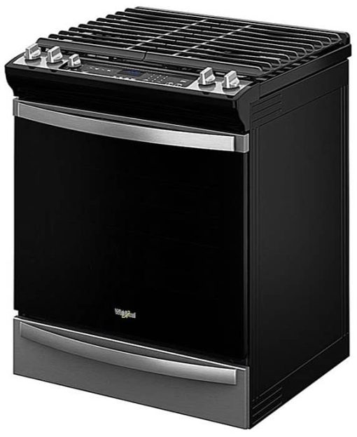 Whirlpool ADA 5.8 Cu. Ft. Fingerprint Resistant Stainless Steel Slide-In Gas Range With 7-In-1 Air Fry Oven - Image 3