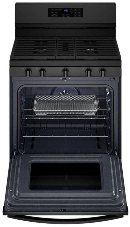 Whirlpool 5 Cu. Ft. Black 5-In-1 Air Fry Gas Range - Image 2