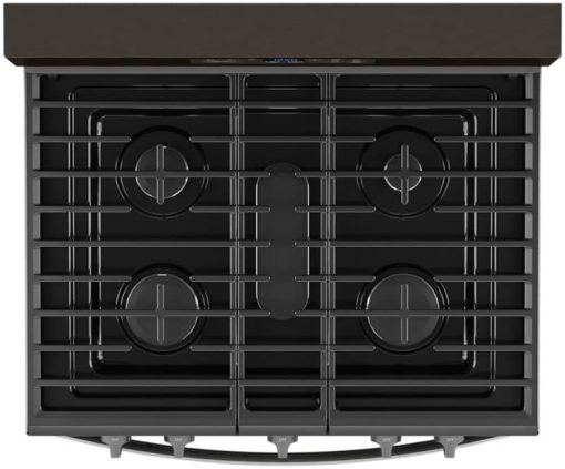 Whirlpool 5 Cu. Ft. Fingerprint Resistant Black Stainless Steel 5-In-1 Air Fry Gas Range - Image 4