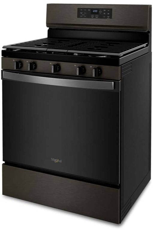 Whirlpool 5 Cu. Ft. Fingerprint Resistant Black Stainless Steel 5-In-1 Air Fry Gas Range - Image 6