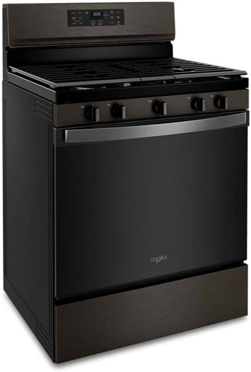 Whirlpool 5 Cu. Ft. Fingerprint Resistant Black Stainless Steel 5-In-1 Air Fry Gas Range - Image 5