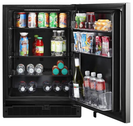 Whirlpool 24" Fingerprint Resistant Stainless Steel Undercounter Refrigerator - Image 2