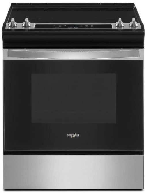 Whirlpool ADA 34" Stainless Steel Tall Slide-In Electric Range With Self Clean Oven Cycle