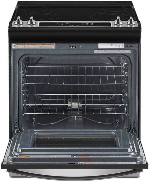 Whirlpool ADA 34" Stainless Steel Tall Slide-In Electric Range With Self Clean Oven Cycle - Image 2