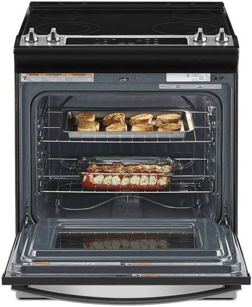 Whirlpool ADA 34" Stainless Steel Tall Slide-In Electric Range With Self Clean Oven Cycle - Image 3