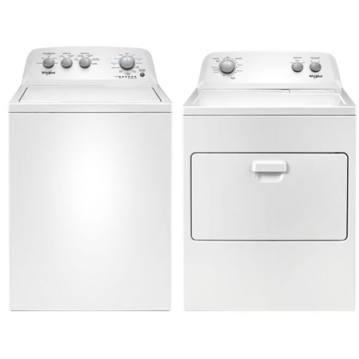 Whirlpool Top Load Washer and Dryer Pair