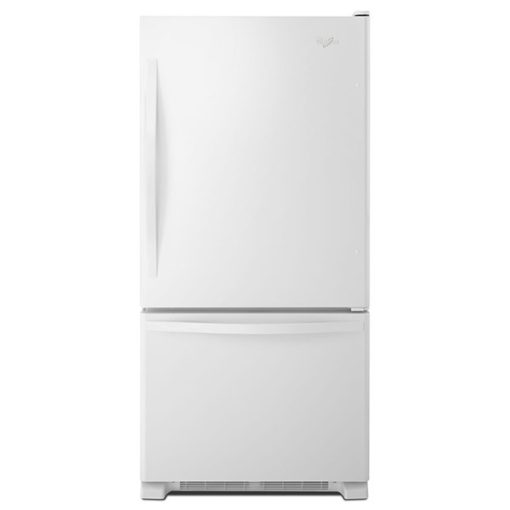 21.9 cu ft Bottom Freezer White Refrigerator