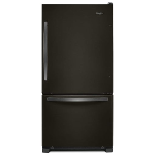 21.9 cu ft Bottom Freezer Black Stainless Steel Refrigerator