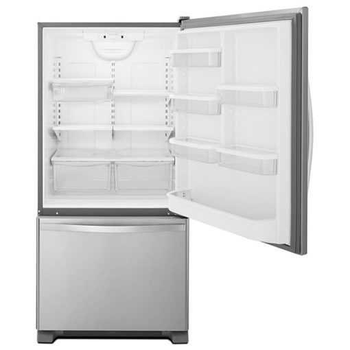 18.7 cu ft Bottom Freezer Stainless Refrigerator - Image 2