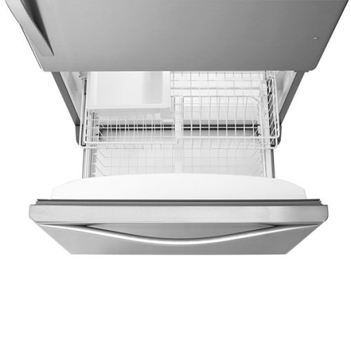18.7 cu ft Bottom Freezer Stainless Refrigerator - Image 4