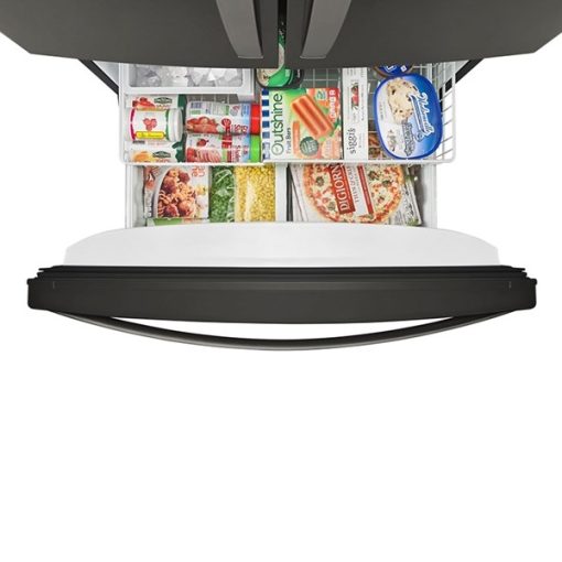 25.2 cu ft French Door Black Stainless Steel Refrigerator - Image 3