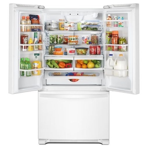 25.2 cu ft French Door White Refrigerator - Image 2