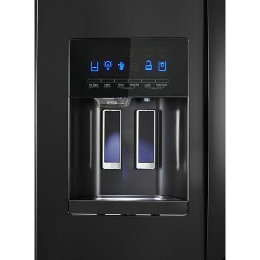 24.7 cu ft French Door Black Refrigerator - Image 4