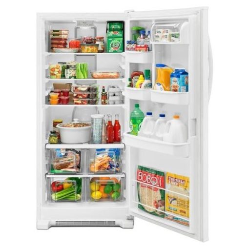 18 cu ft All Refrigerator White Refrigerator - Image 2