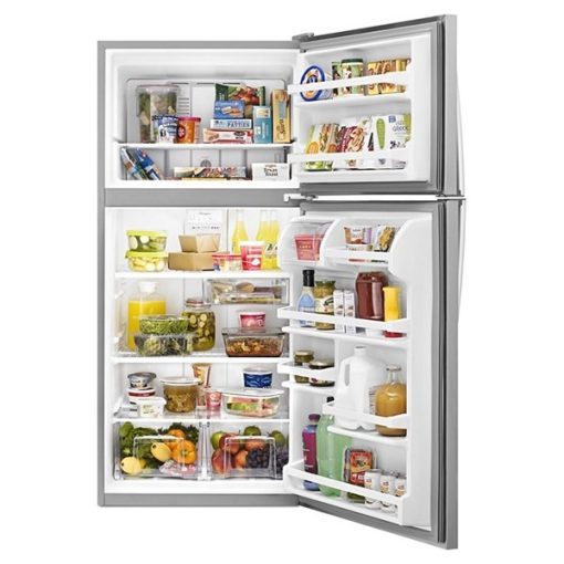 18.2 cu ft Top Freezer Stainless Refrigerator - Image 3