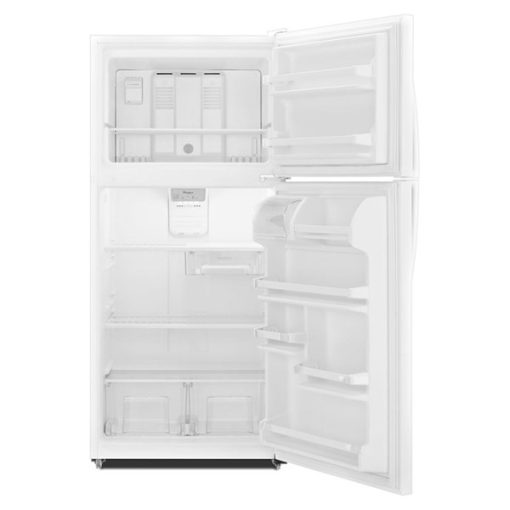 18.2 cu ft Top Freezer White Refrigerator - Image 2