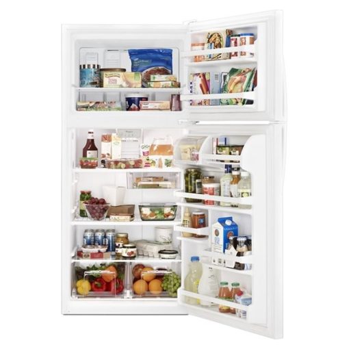 18.2 cu ft Top Freezer White Refrigerator - Image 3